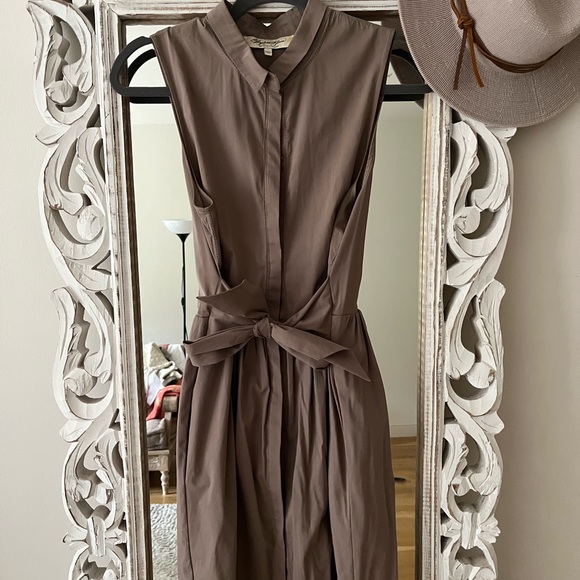 Elizabeth Klein Light Brown Beyond Vintage Dress - Picture 2 of 4